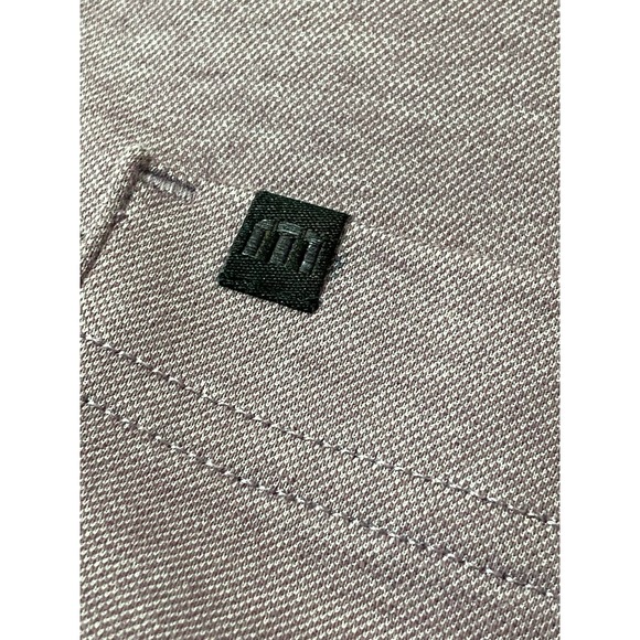 Travis Matthew Mens Shirt Large Purple Stripe Polo Short Sleeve - Picture 11 of 12